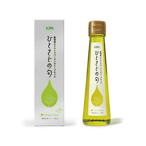 [純国産エクストラバージンオリーブオイル]「JOYL ひとさじの旬 CREA FARM」アルベキーナ種 92g瓶 静岡市