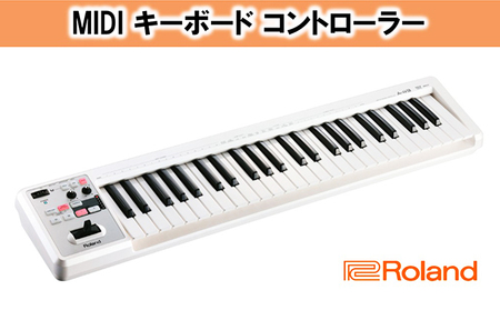 【Roland】MIDI キーボード　コントローラー　A-49-WH【配送不可：離島】
