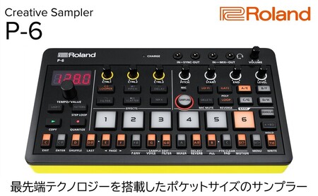 [Roland]AIRA Compact / P-6 Creative Sampler [配送不可:離島]楽器 手のひらサイズ 静岡 浜松市