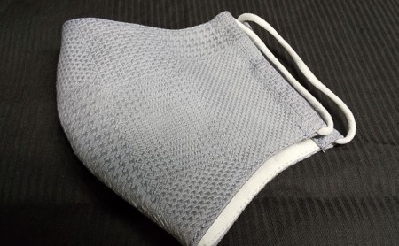 邪気を払うと伝えられている染料、ログウッド染めお洒落マスク5枚組 防災グッズ 防災用品 雑貨 日用品 織物  Mサイズ