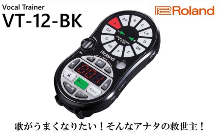 【Roland】ボーカルトレーナー/VT-12-BK【配送不可：離島】 雑貨 日用品 オーディオ機器 