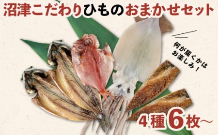 [価格改定予定] 干物 魚 おまかせ こだわり 4種 6枚 大容量 セット 沼津 送料無料 [干物 ひもの 干物干物 ]