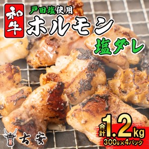 和牛 ミックス ホルモン 戸田 塩ダレ 1.2kg 300g 4パック 焼肉 小分け BBQ バｰベキュｰ バｰベキュｰ バｰベキュｰ バｰベキュｰ