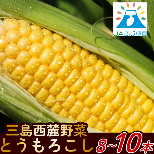 三島 とうもろこし ゴールドラッシュ 8本〜10本 とうもろこし