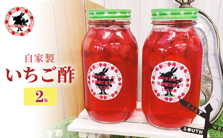 苺酢 果実酢 静岡 ありすふぁーむ 自家製 いちご酢 2瓶 苺 イチゴ [島田市]