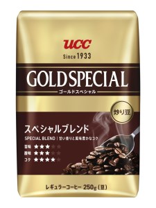 UCC コーヒー 炒り豆 GOLDSPECIAL スペシャルブレンド 250g×計6個 AP 豆 レギュラーコーヒー 珈琲 ユーシーシー上島珈琲 富士市 [sf012-002]