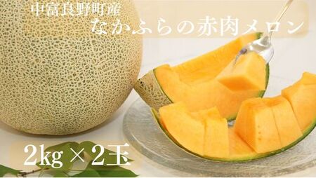 [2025年発送] なかふらのメロン2玉 (計3.2kg)[CD-006]