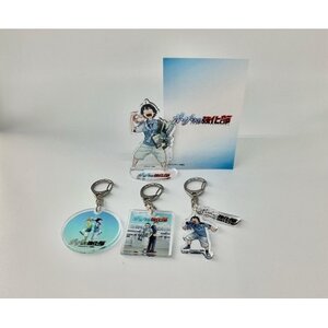 [ちゃんやつ]漫画「ボクらの強化部」キーホルダー3個とアクリルスタンド1個のセット_雑貨 _