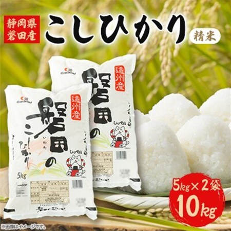 静岡県磐田産コシヒカリ(精米)5kg×2袋_ コシヒカリ 米 こしひかり_【1527185】