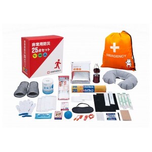 非常用防災25点セット　化粧箱タイプ(しっぺいオリジナル)_雑貨・日用品 防災グッズ  _【1605266】