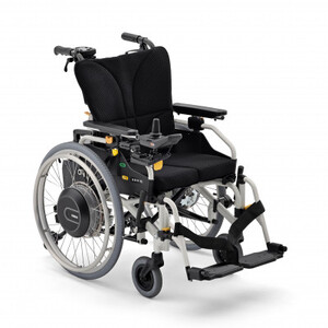 静岡県磐田市　電動車いす「遊歩アクティブ(介助用操作部付)」【1638815】