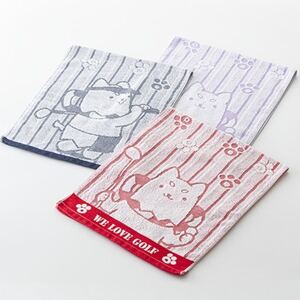 しっぺいフェイスタオル3色(レッド・ネイビー・パープル) Aセット