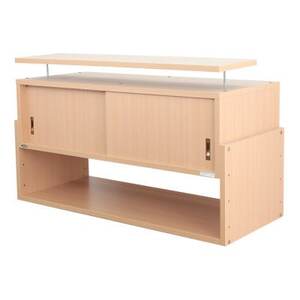 耐震上置き じしん作くん 幅106cm×奥行44cmタイプ(ナチュラル) 106-44A_雑貨・日用品 家具・インテリア _