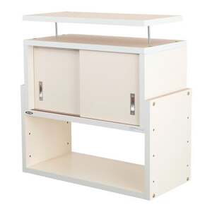 耐震上置き じしん作くん 幅58cm×奥行29cmタイプ(ホワイト) 58-29W_雑貨・日用品 家具・インテリア _