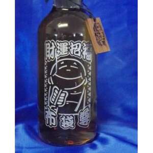 開運彫刻ボトル 七福神 布袋尊(財運招福) ブレンデッドウイスキー 40度 開運七福ボトルタグ付き_酒・アルコール ウイスキー _