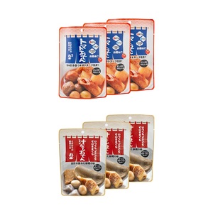 「トマトおでん3パック」と「汁なしおでん3パック」