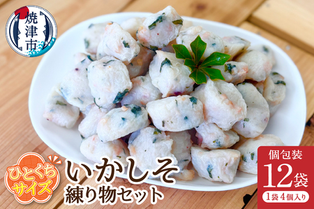 a11-170　おつまみ【いかしそ】練り物セット個包装12P