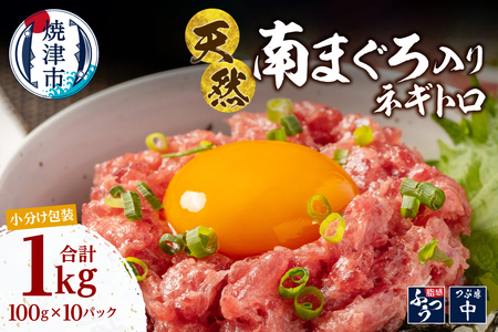 a15-710　ミナミマグロ入り マグロのたたき 100g 小分け パック セット 焼津 海のミナミマグロ入り マグロのたたき 100g 小分け パック セット 焼津 海の極 ネギトロ 天然 新鮮 冷凍 ねぎとろ 小分け 1kg（100g× 10パック）