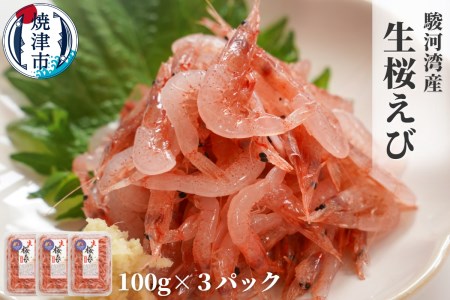 焼津特選 生桜えび100g×3