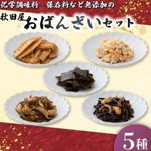 惣菜 おばんざい 200g × 5種 セット 秋田屋 手作り 昆布 ひじき かつお メンマ おから (おばんざいセット 惣菜 乾物店 真空パック 化学調味料不使用 保存料不使用 炊き上げ 藤枝 パック 贈答用 ギフト)