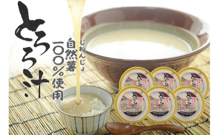 a10-572 国産 自然薯 100％ とろろ汁 5個 セット 簡単 解凍 | 静岡県