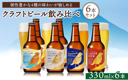 クラフトビール飲み比べ6本セット[B-GW2LP1] ※北海道、沖縄、離島への配送不可