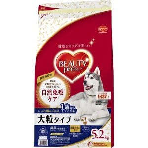 ビューティープロ ドッグ 大粒タイプ 1歳から 5.2kg x1(ケース単位) ドッグフード
