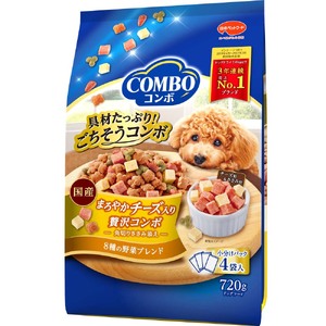 コンボ ドッグ まろやかチーズ入り 720g x12(ケース単位) ドッグフード