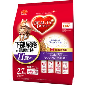ビューティープロ キャット 下部尿路の健康維持 11歳以上 2.7kg ｘ4(ケース単位) キャットフード