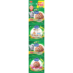コンボ キャット 連パック 海の味わいメニュー かつお節添え 160g x30(ケース単位) キャットフード