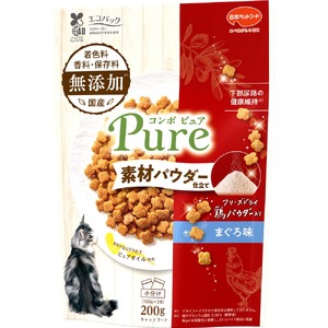 コンボ ピュア キャット まぐろ味・鶏パウダー仕立て 200g x12(ケース単位) キャットフード