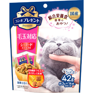 コンボ プレゼント キャット おやつ 毛玉対応 42g x30(ケース単位) キャットフード