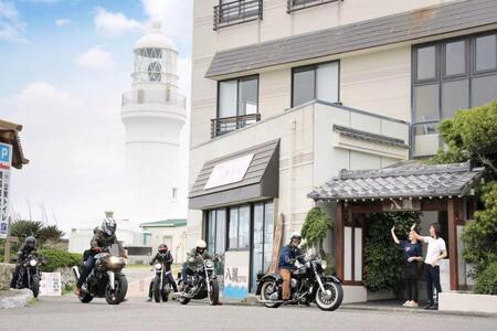 御前崎ガレージがあるバイクに優しい宿 1泊2食付き|ライダー ツーリング 海の幸 静岡県 旅 旅館
