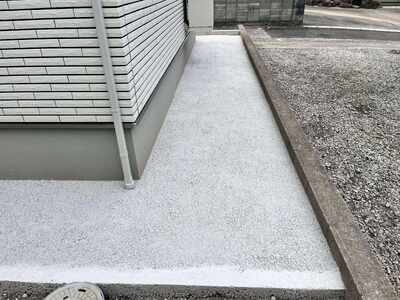 雑草・水たまり対策コンクリート「オワコン®」30㎡