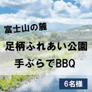 4L5足柄ふれあい公園 手ぶらでBBQ(6名様)