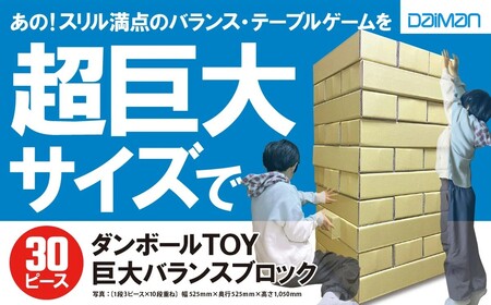 12L1ダンボールTOY「巨大バランスブロック」