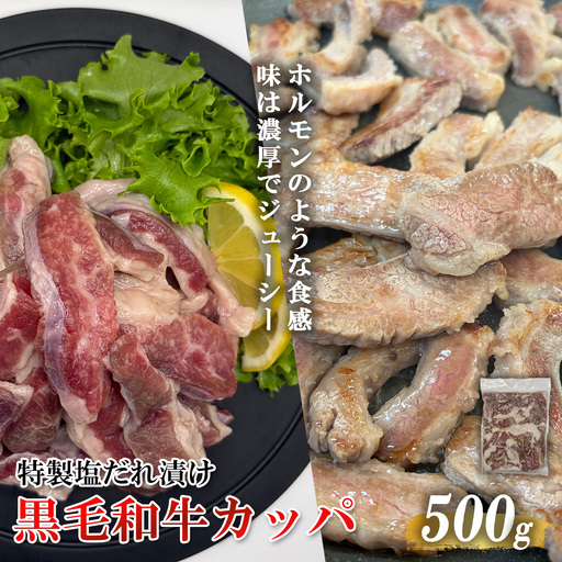 黒毛和牛カッパ（肉ホルモン） 特製塩だれ漬け 500g