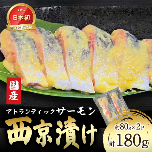 国産サーモン 追い麹 西京漬け 2P 鮭 しゃけ 味噌漬け