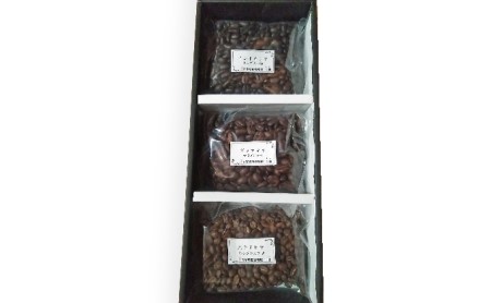 [隔月6回お届け]自家焙煎コーヒー豆おまかせ3種セット(豆)[100g×3袋]