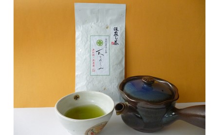 森の深蒸し茶 栽培期間中無肥料無農薬のお茶 「天のめぐみ」 100g入り 5本セット