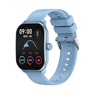 スマートウォッチ＜ブルー＞Bluetooth通話 直接通話できる 2.10インチ大画面 多機能 曲面タイプ 電話発信 着信