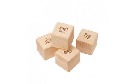 木のおもちゃ MOCCO 森の音入りキューブ BA-50 木製玩具 木のおもちゃ 対象年齢6ヶ月から