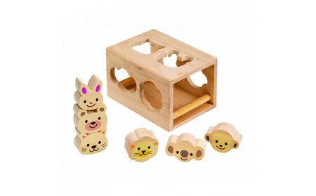 MOCCO 森のアニマルパズル 木製玩具 木のおもちゃ 対象年齢3歳から | 日本製 プレゼント お祝い 誕生日 知育 木育 出産祝い 誕生日プレゼント 孫お祝い
