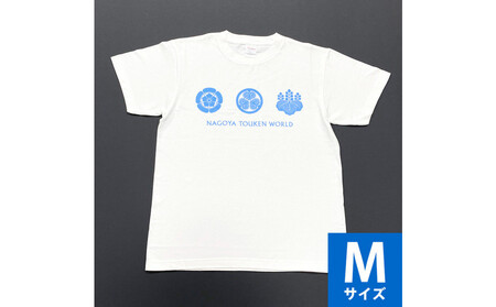 オリジナル【三英傑家紋Tシャツ】Mサイズ（ホワイト）／名古屋刀剣博物館