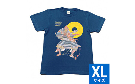 オリジナル[加藤清正Tシャツ]XLサイズ(ネイビー)/名古屋刀剣博物館