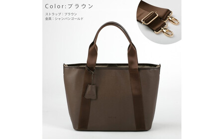 Y-STYLE 魔法の収納トートバッグ Mサイズ【ブラウン】