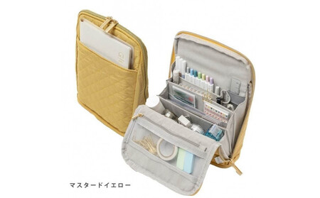 Y-Style 手帳が入るペンケース Mサイズ[マスタードイエロー]