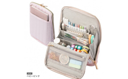 Y-Style 手帳が入るペンケース Mサイズ【ベビーピンク】