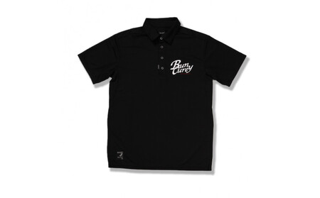BUNCUREY　ゴルフウェア　半袖ポロシャツ（BM23SS-01-001）ブラック／サイズ4
