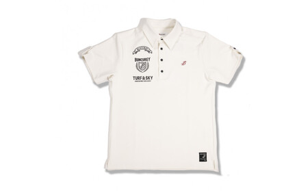 BUNCUREY　ゴルフウェア　ロゴポロシャツ（BM23SS-01-042）オフ／サイズ6
